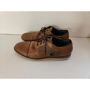 Ashford Hayes Men's Cognac Casual Shoes sz 10.5 Lace Up